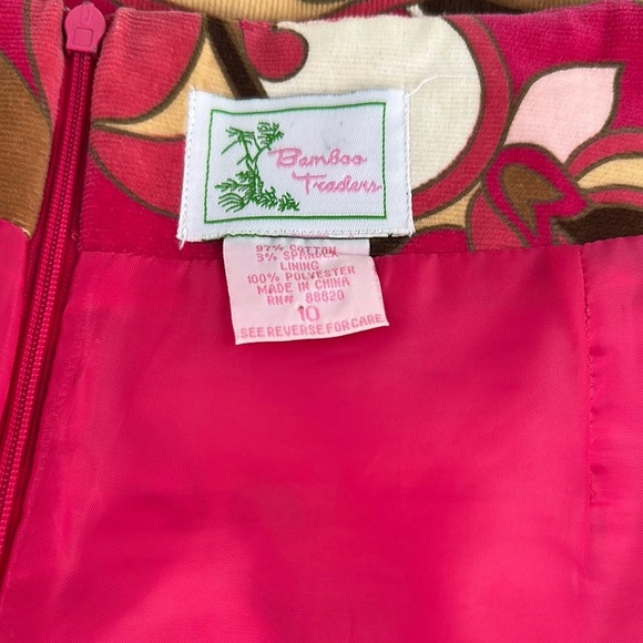 Bamboo Traders Pink and White A-line Mini Skirt - Picture 5 of 6